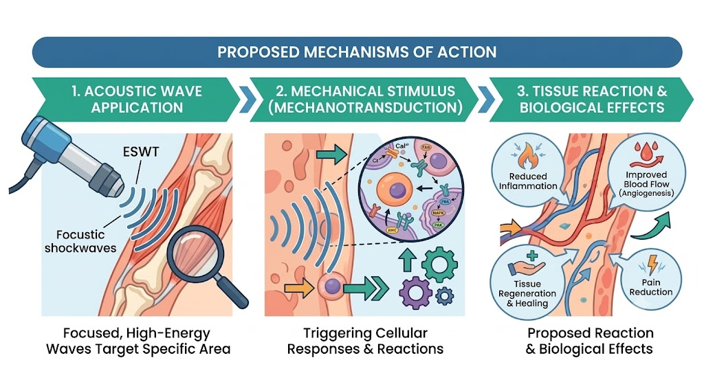 How shockwave therapy promotes tissue healing process