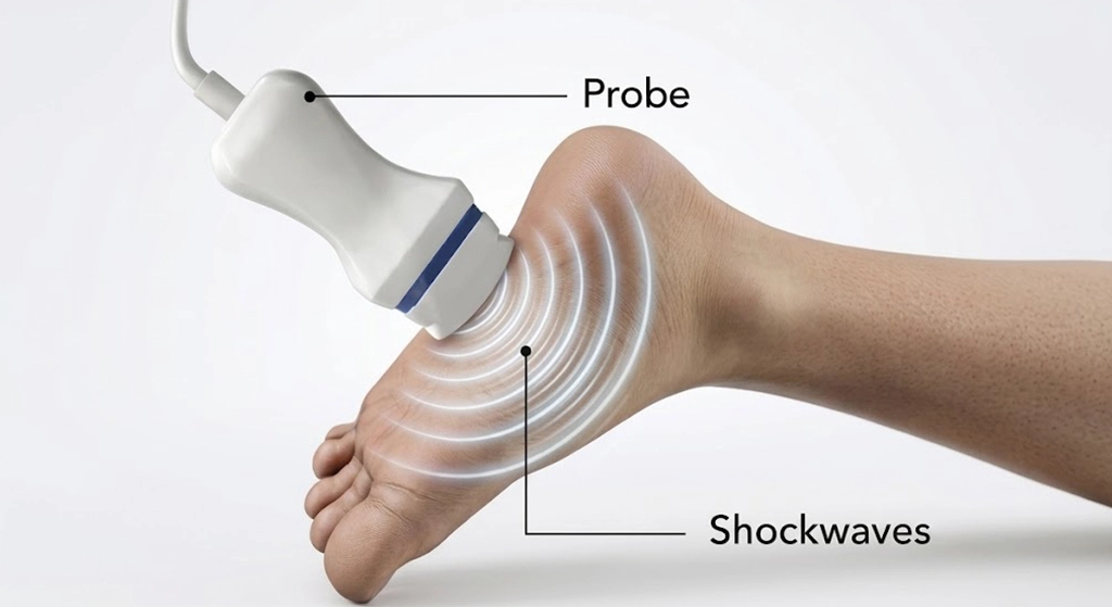 Shockwave treatment for plantar fasciitis